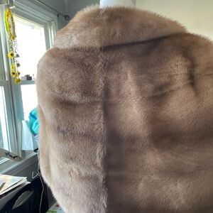 Luxurious Tan Fur Coat